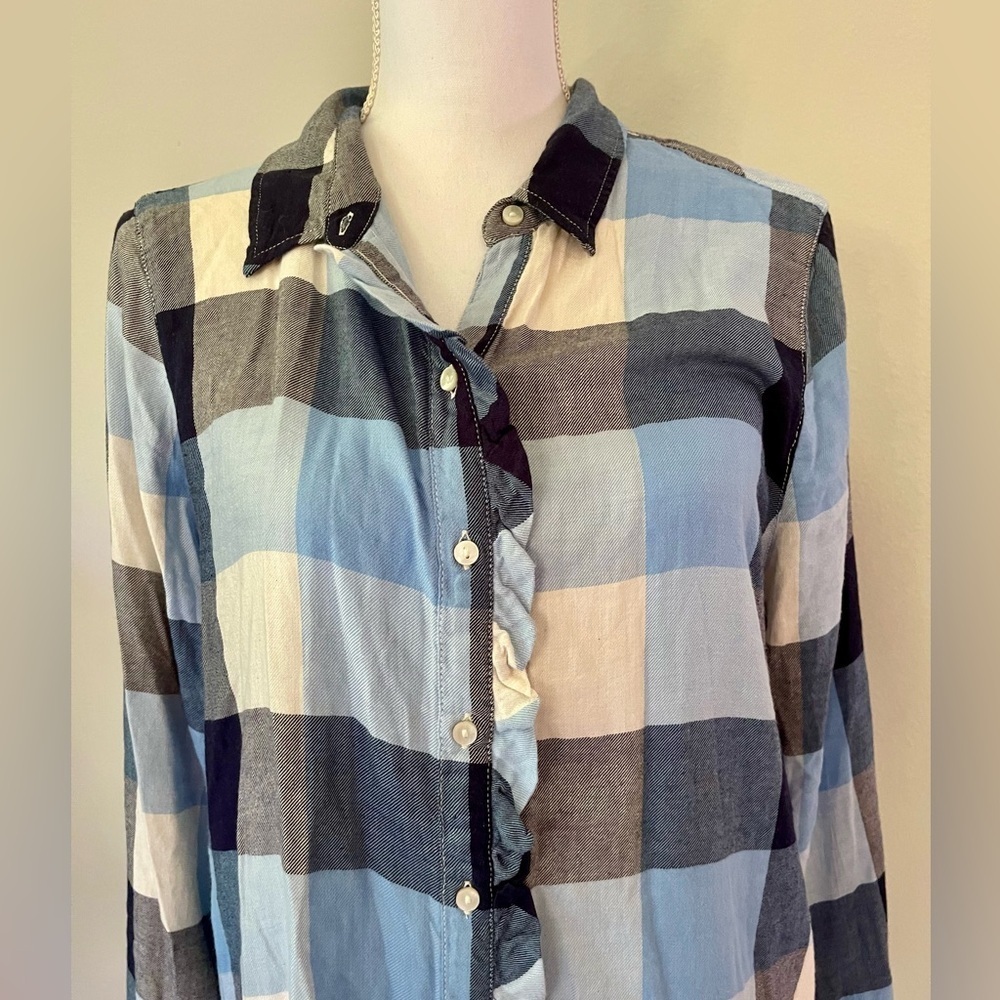 Aerie Button Down Shirt Dress | Size L | EUC | Soft and Comfy